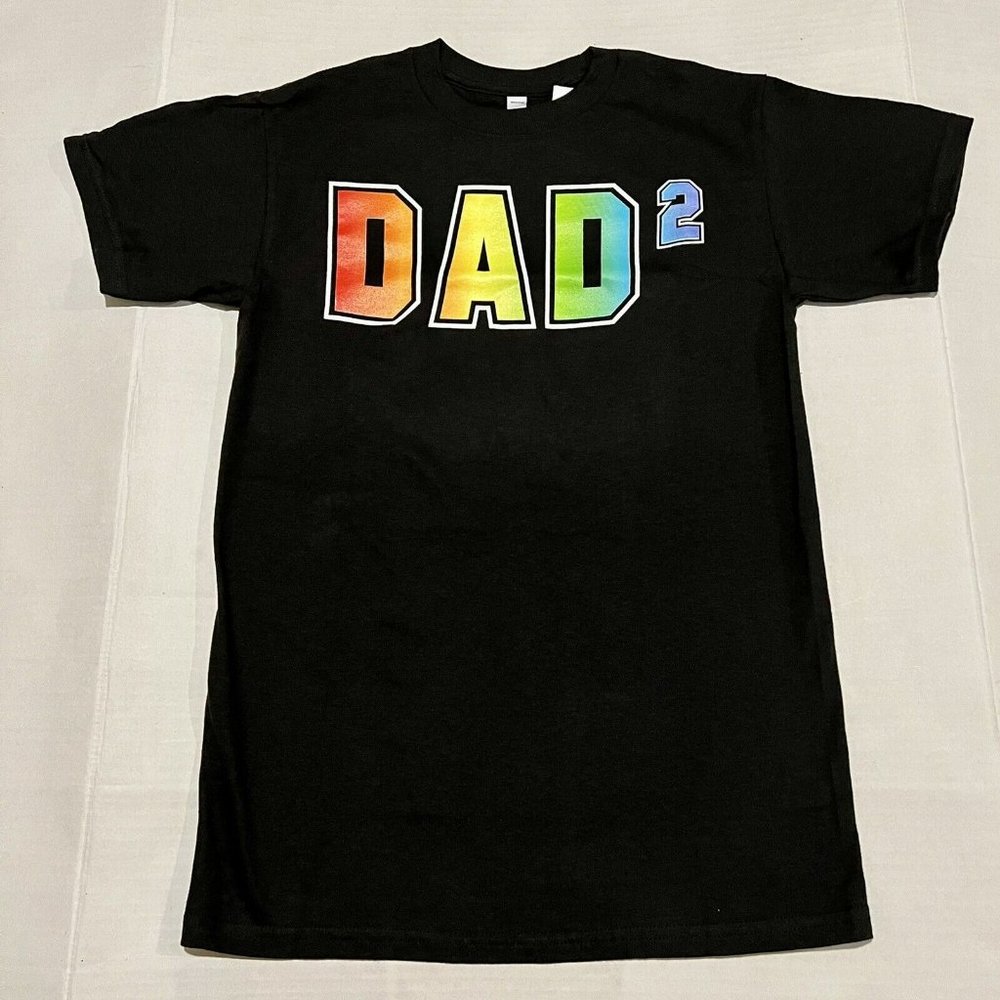 TeeStyled Mens “DAD 2” Squad pride Short Sleeve T-Shirt ,Size S